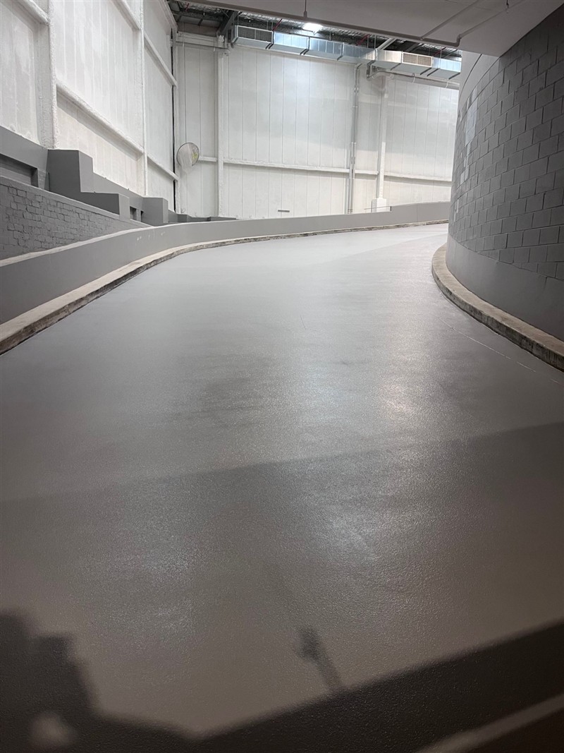 Epoxy-coated ramp sweeping up to the next level