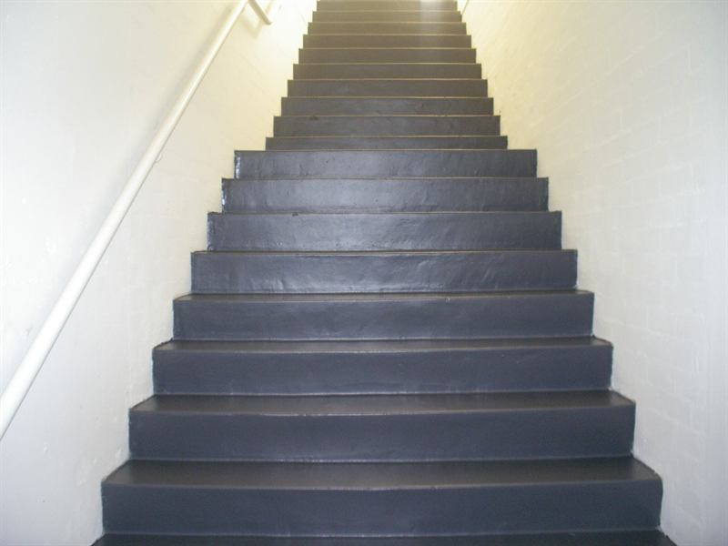 Epoxy-coated stairs at Rushcutters Bay