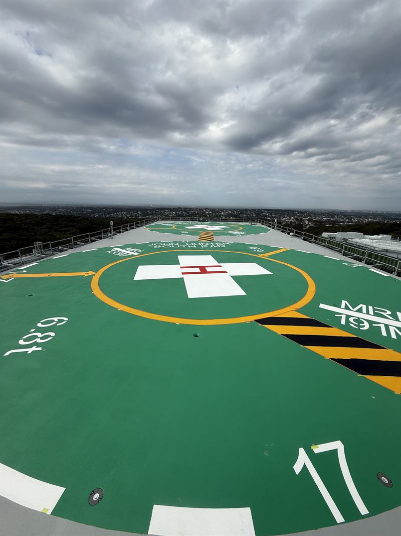 Helipad markings
