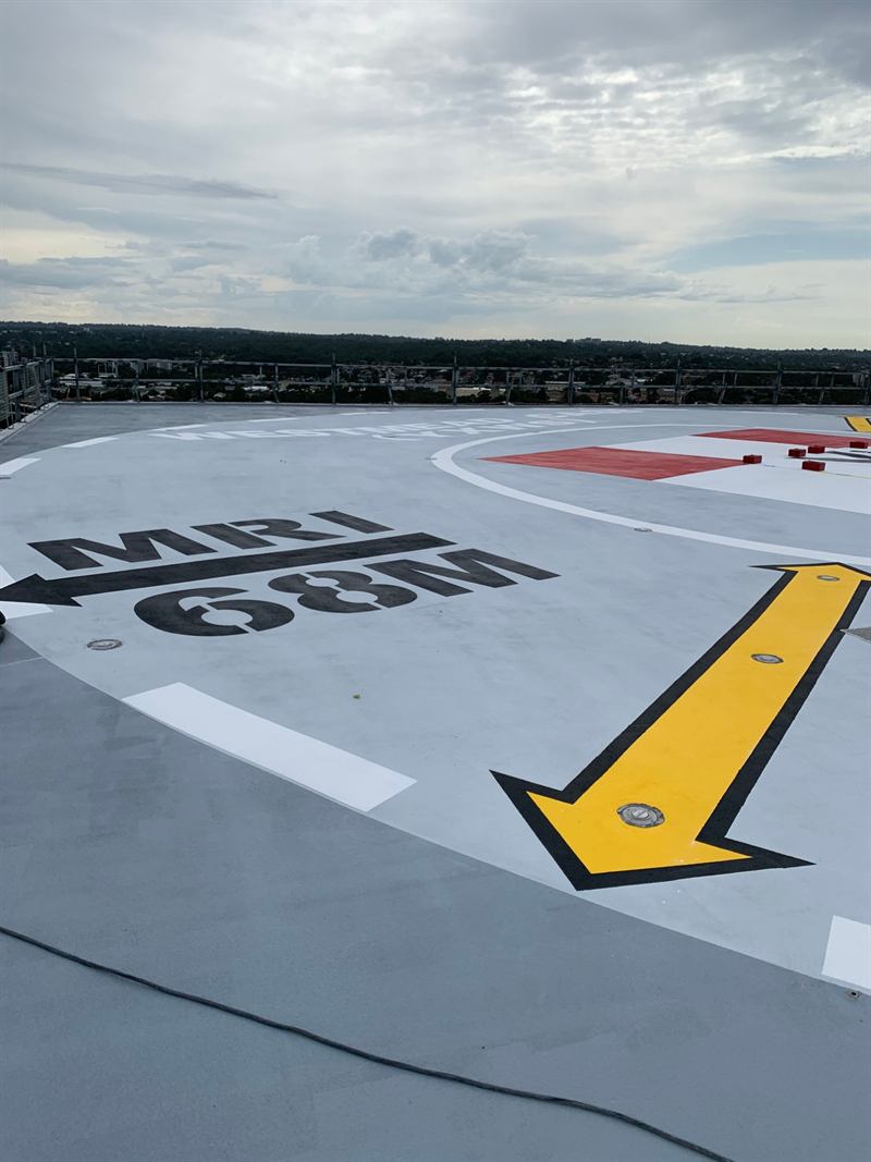 MRI 68M wayfinding and arrow markings